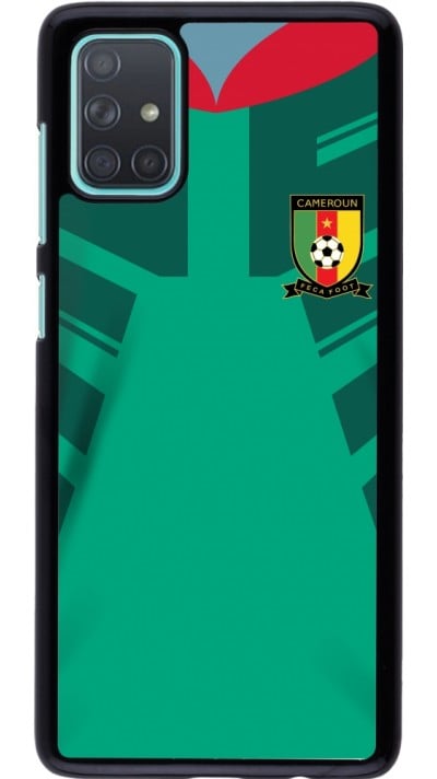 Coque Samsung Galaxy A71 - Maillot de football Cameroun 2022 personnalisable