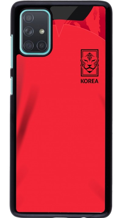 Coque Samsung Galaxy A71 - Maillot de football Corée du Sud 2022 personnalisable