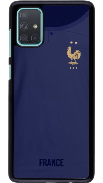 Samsung Galaxy A71 Case Hülle - Frankreich 2022 personalisierbares Fussballtrikot