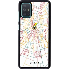 Coque Samsung Galaxy A71 - Maillot de football Ghana 2026 personnalisable