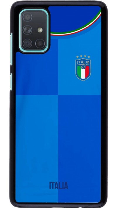 Coque Samsung Galaxy A71 - Maillot de football Italie 2022 personnalisable
