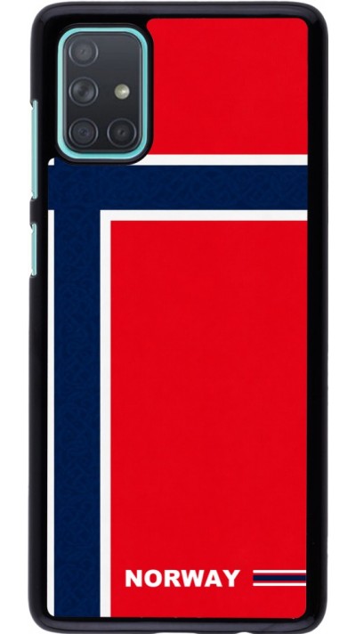Coque Samsung Galaxy A71 - Maillot de football Norvège 2026 personnalisable