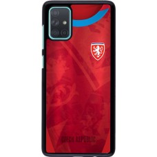 Samsung Galaxy A71 Case Hülle - Tschechische Republik personalisierbares Fussballtrikot