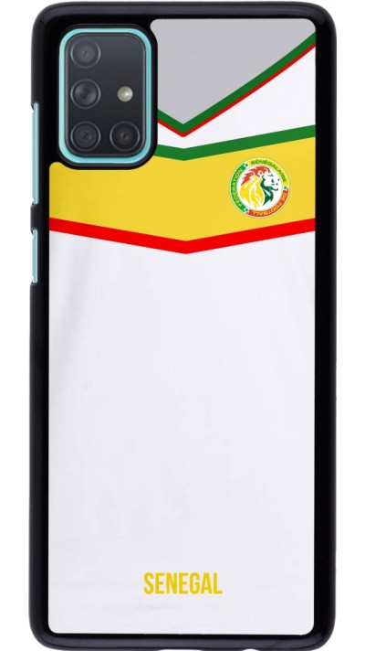 Coque Samsung Galaxy A71 - Maillot de football Senegal 2022 personnalisable