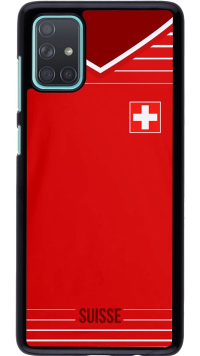 Hülle Samsung Galaxy A71 - Football shirt Switzerland 2022