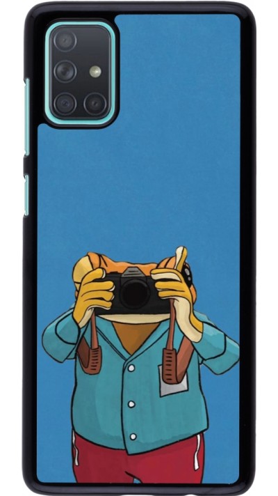 Coque Samsung Galaxy A71 - Frog with camera DTMF