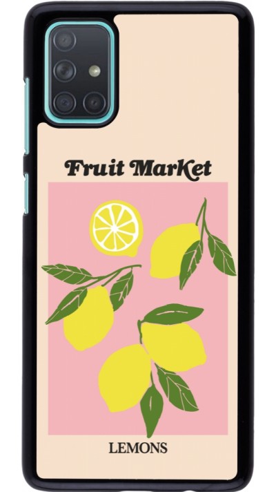Samsung Galaxy A71 Case Hülle - Fruit market lemons 2026