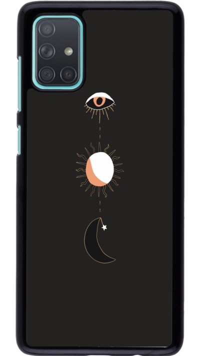 Coque Samsung Galaxy A71 - Halloween 22 eye sun moon