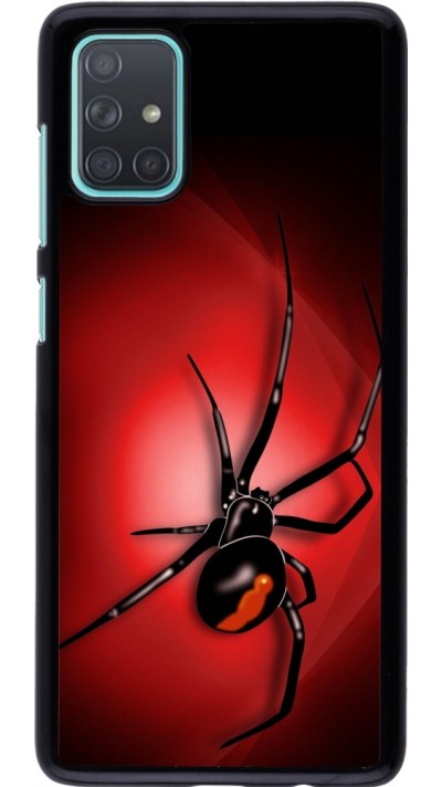 Samsung Galaxy A71 Case Hülle - Halloween 2023 spider black widow