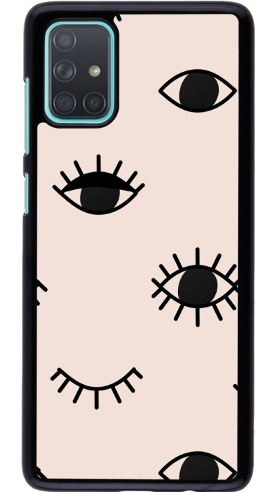 Samsung Galaxy A71 Case Hülle - Halloween 2023 I see you