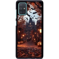 Samsung Galaxy A71 Case Hülle - Halloween 2025 Haunted house