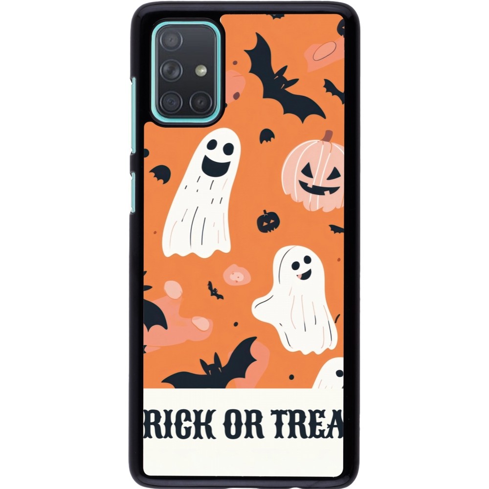 Samsung Galaxy A71 Case Hülle - Halloween 2025 Trick or treat