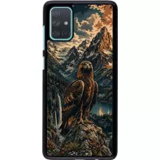 Coque Samsung Galaxy A71 - Linocut Aigle Royal
