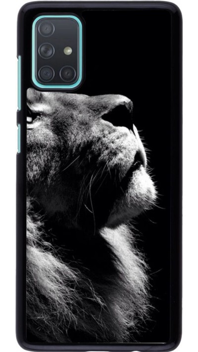 Coque Samsung Galaxy A71 - Lion looking up