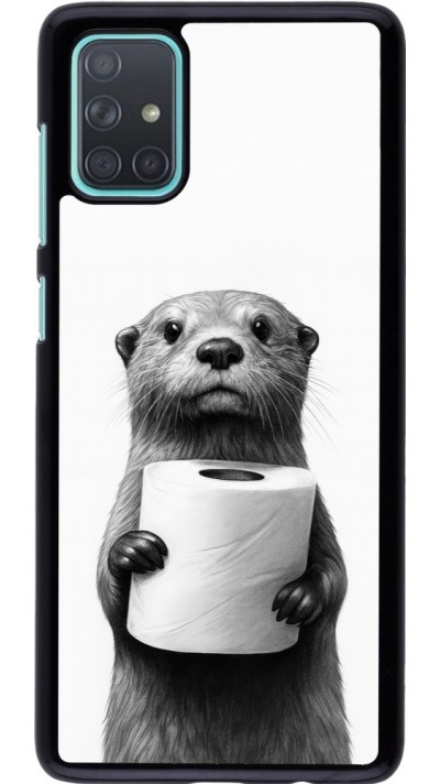 Samsung Galaxy A71 Case Hülle - Otter Toilettenpapier