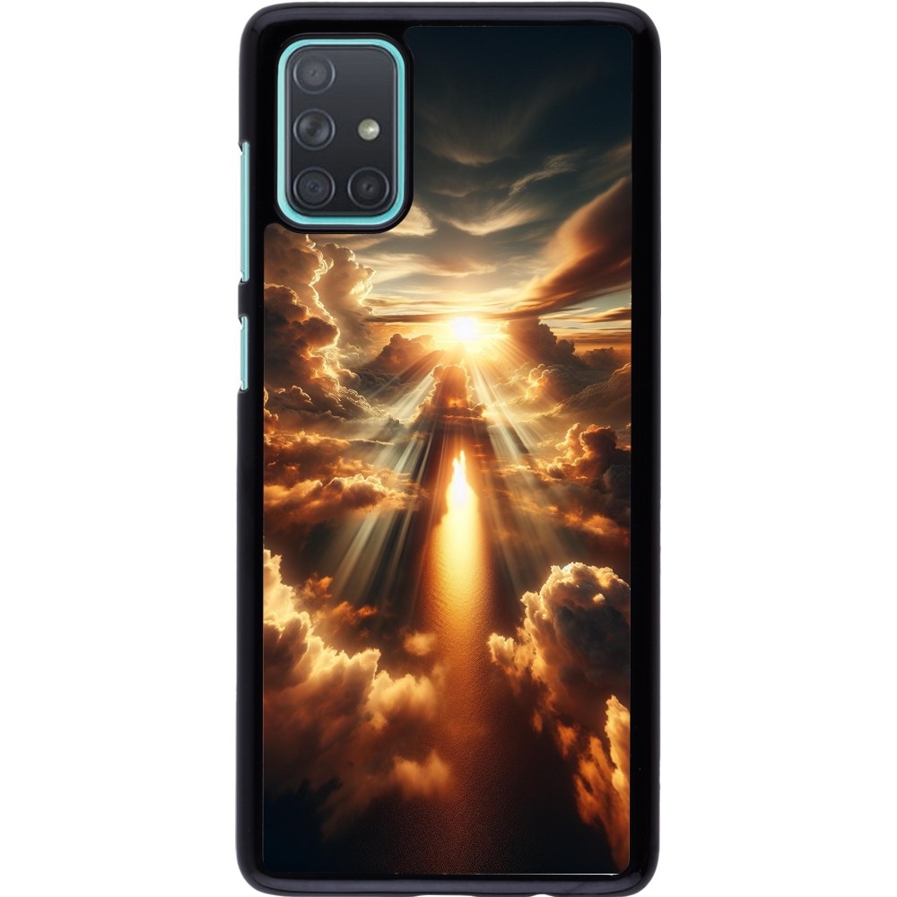 Samsung Galaxy A71 Case Hülle - Himmelsleuchten Zenit