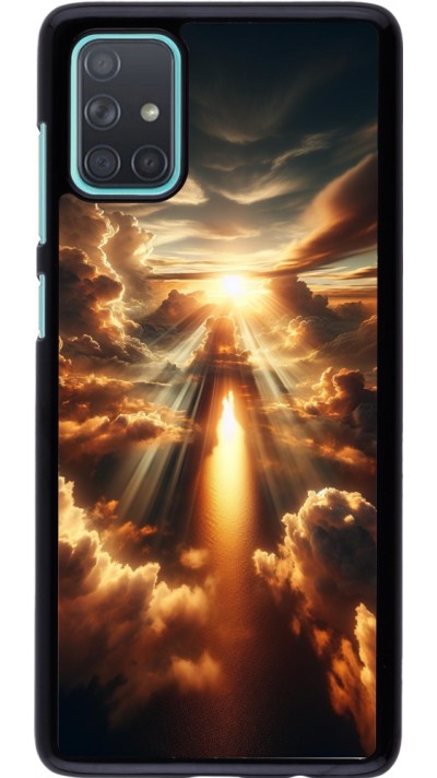 Samsung Galaxy A71 Case Hülle - Himmelsleuchten Zenit