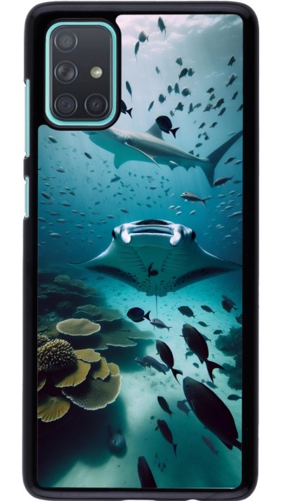 Samsung Galaxy A71 Case Hülle - Manta Lagune Reinigung