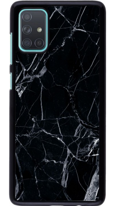 Coque Samsung Galaxy A71 - Marble Black 01
