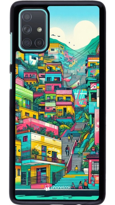 Samsung Galaxy A71 Case Hülle - Medellin Comuna 13 Kunst