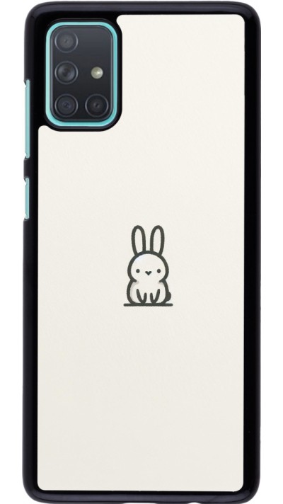 Coque Samsung Galaxy A71 - Minimal bunny cutie