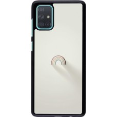 Samsung Galaxy A71 Case Hülle - Mini Regenbogen Minimal