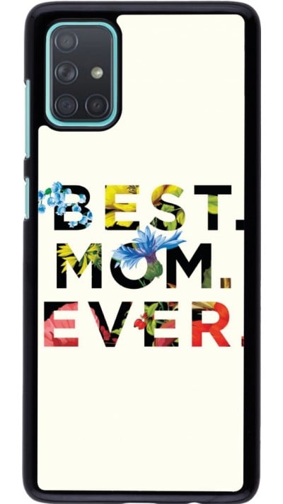Coque Samsung Galaxy A71 - Mom 2023 best Mom ever flowers