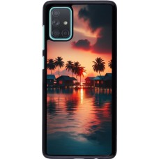 Samsung Galaxy A71 Case Hülle - Paradies Malediven