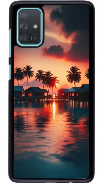 Samsung Galaxy A71 Case Hülle - Paradies Malediven