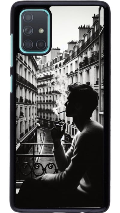 Samsung Galaxy A71 Case Hülle - Parisian Smoker