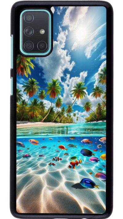 Samsung Galaxy A71 Case Hülle - Strandparadies