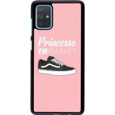 Coque Samsung Galaxy A71 - princesse en basket