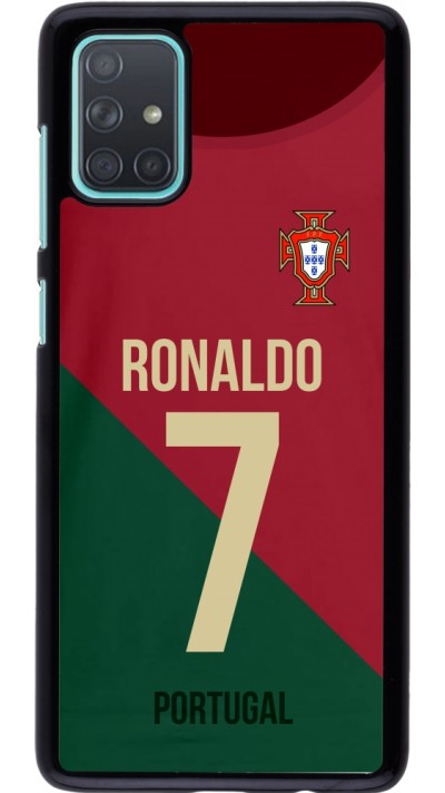 Coque Samsung Galaxy A71 - Football shirt Ronaldo Portugal