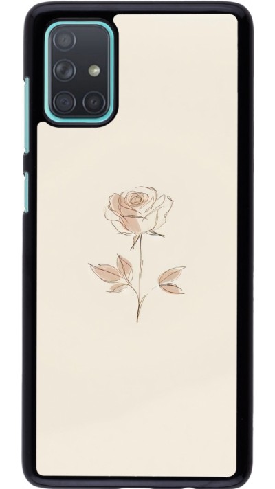 Samsung Galaxy A71 Case Hülle - Rosa Sand Minimalistisch