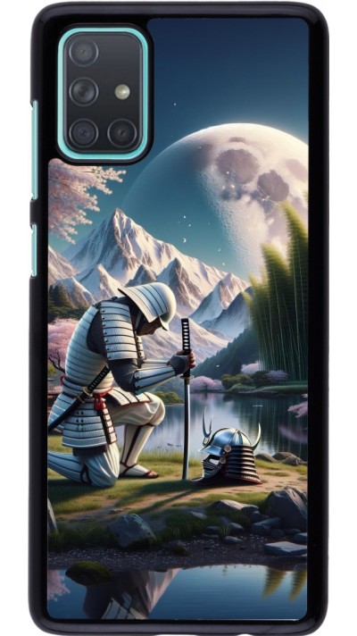 Coque Samsung Galaxy A71 - Samurai Katana Lune