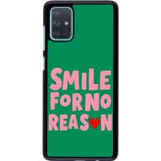 Samsung Galaxy A71 Case Hülle - Smile for no reason 2026
