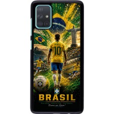 Coque Samsung Galaxy A71 - Football Brésil splash 2026
