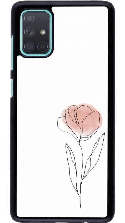 Coque Samsung Galaxy A71 - Spring 23 minimalist flower