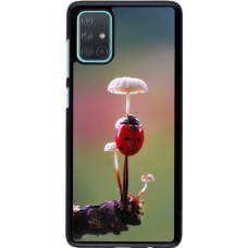 Coque Samsung Galaxy A71 - Ladybird on a mushroom Spring 2026