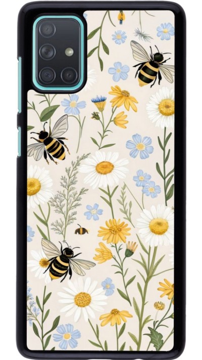 Coque Samsung Galaxy A71 - Pattern bees Spring 2026