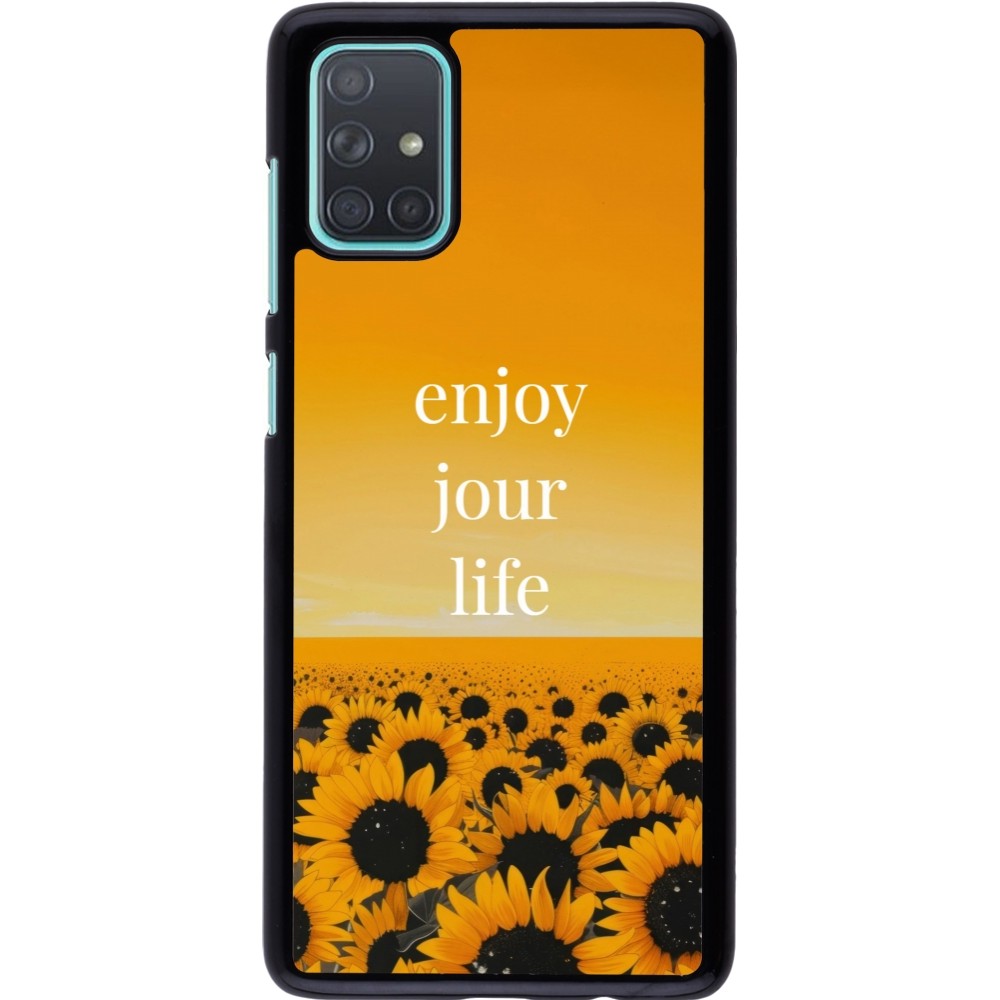 Samsung Galaxy A71 Case Hülle - Summer 2025 Enjoy your life