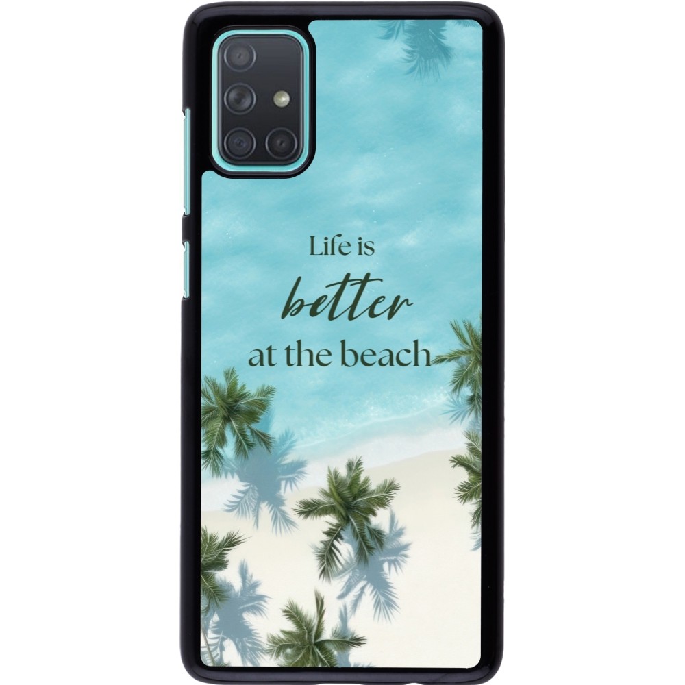 Coque Samsung Galaxy A71 - Summer 2025 Life is better at the beach