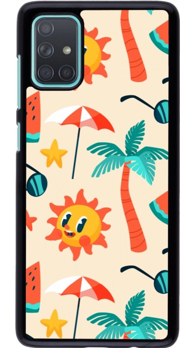 Coque Samsung Galaxy A71 - Summer 2025 Pattern soleil