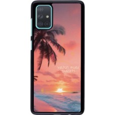 Samsung Galaxy A71 Case Hülle - Watch more sunsets Summer 2026
