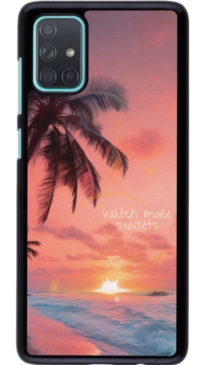 Samsung Galaxy A71 Case Hülle - Watch more sunsets Summer 2026