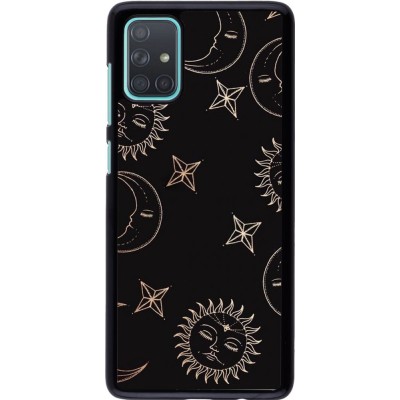 Hülle Samsung Galaxy A71 - Suns and Moons