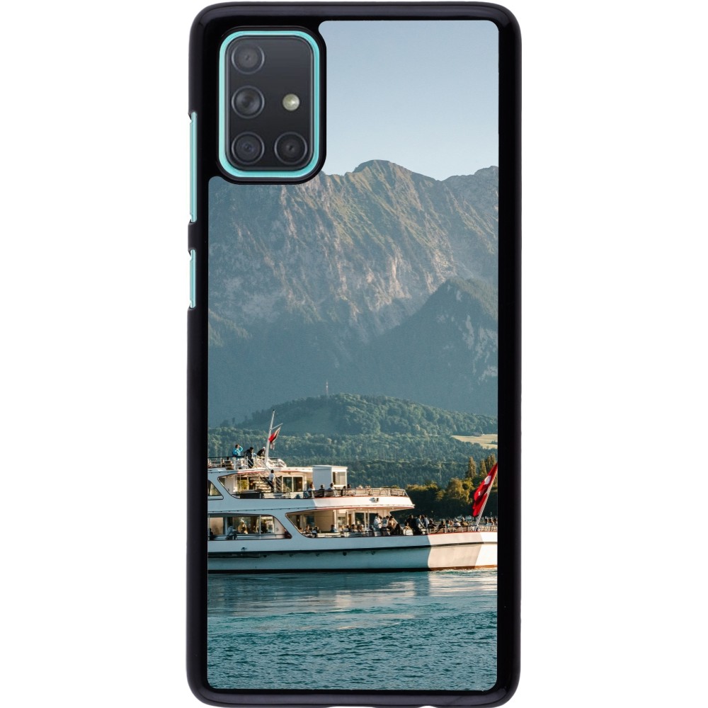 Coque Samsung Galaxy A71 - Fête Nationale Suisse Bateau Leman