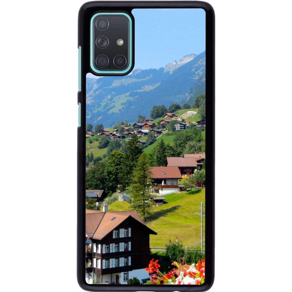 Coque Samsung Galaxy A71 - Fête Nationale Suisse Paysage