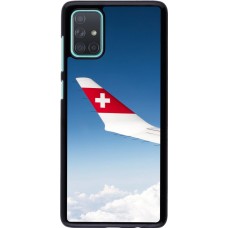 Coque Samsung Galaxy A71 - Fête Nationale Suisse Sky Swiss Flag