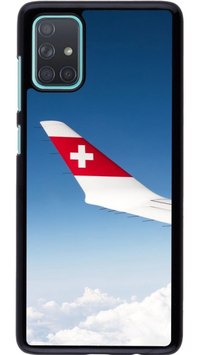 Coque Samsung Galaxy A71 - Fête Nationale Suisse Sky Swiss Flag